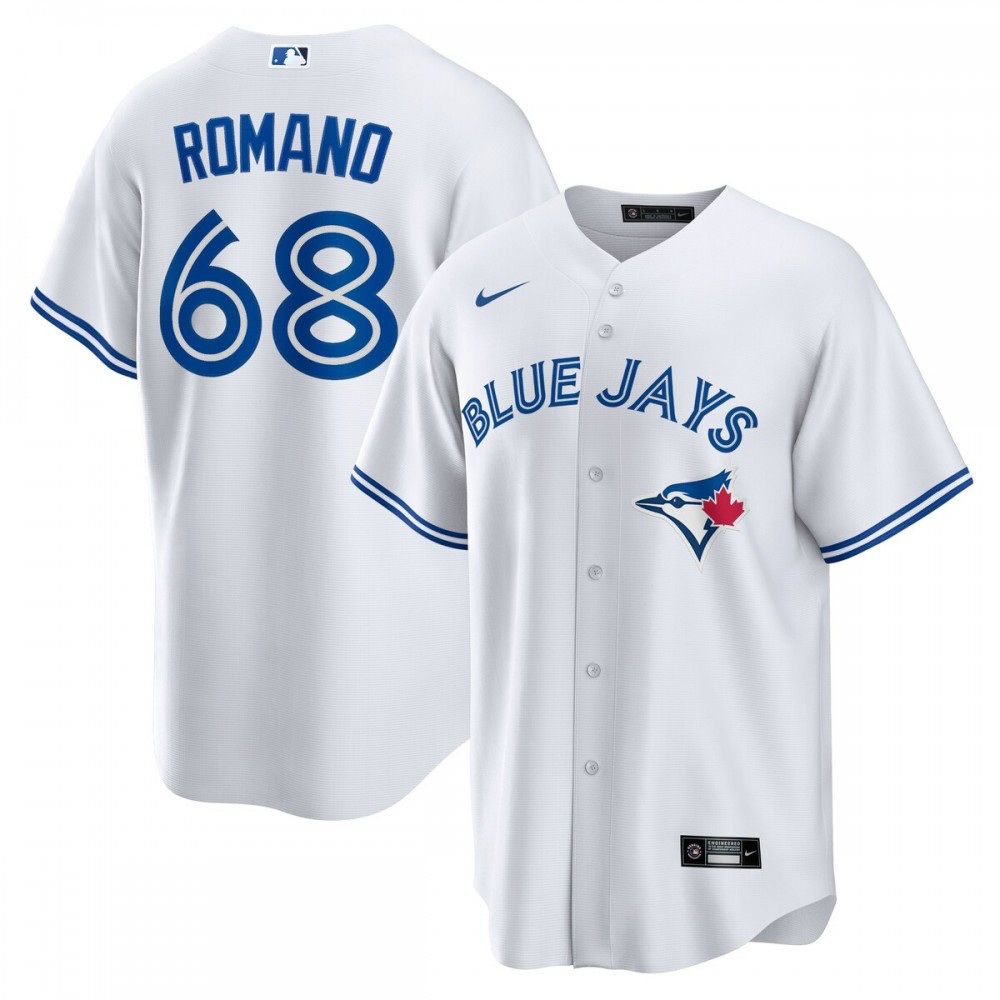 Jordan Romano Toronto Blue Jays Replica Player Jersey - White-Pro Kit Vault | Brand New 26/27 Sports Jerseys
